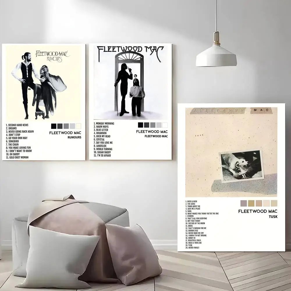 F-Fleetwood M-Mac Album Poster HD Wall Stickers Mural Self-A