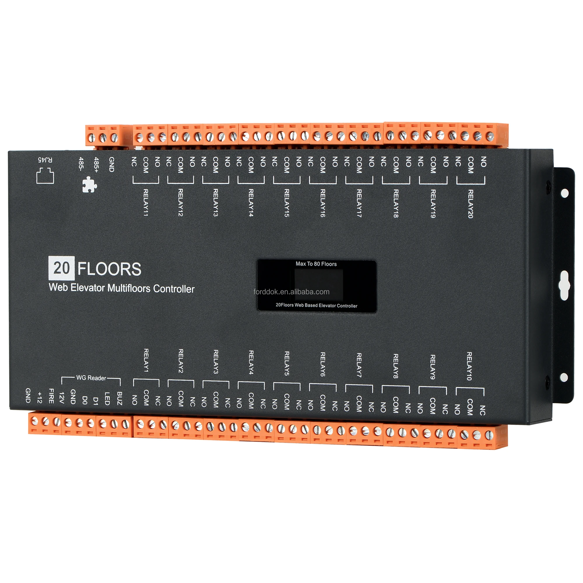 Placa controladora de acceso de ascensor de control de acceso de ascensor de software TCP/IP de 20-80 pisos