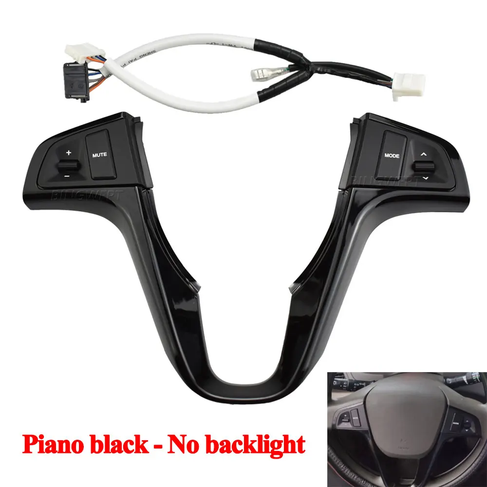 Multifunctional Steering Wheel Button Switch For Hyundai VERNA SOLARIS 2010 2011 2012 2013 2014 2015 2016 Without Backlight