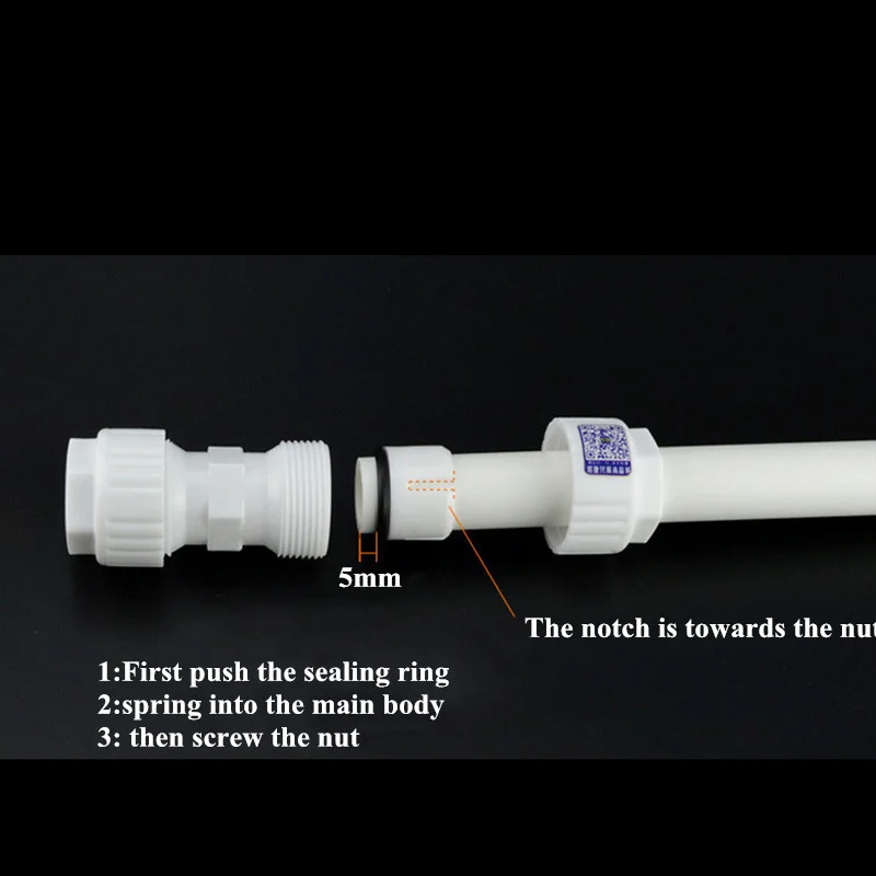 PVC PPR Quick Tee Connector 20-32mm | Tool-Free Installation for Garden Irrigation & Kitchen Pipe Systems