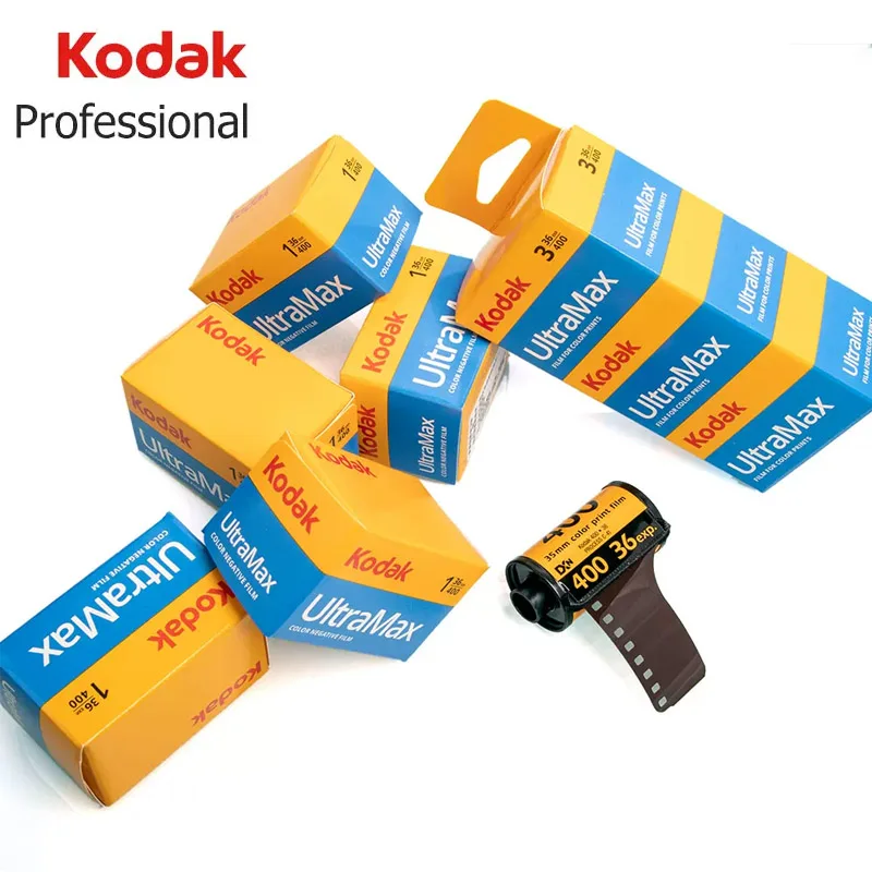 Película de Impresión a Color KODAK UltraMax 400 de 2026 en Existencia, Película a Color de 135, 36 Exposiciones por Rollo para Cámara de Película Kodak (Fecha de Caducidad: 2027)