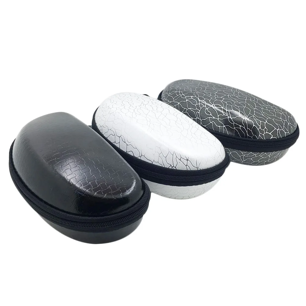 

3pcs Glasses Case Anti-Collision Durable Eyeglasses Holder Unique Pattern 3 Colors Scratch Protection Small Size for Kids