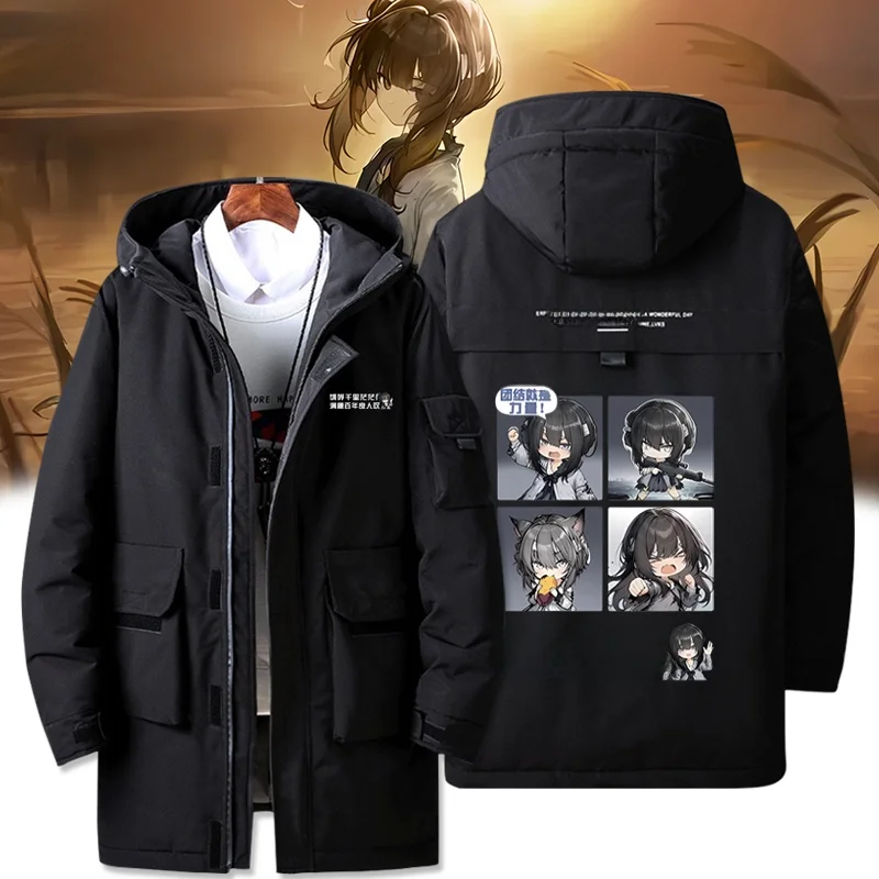 

Эпидемия Конец Мин Динаса Тысяча милей Игра Складной пуховик Джет Мужское женское повседневное зимнее пальто Молодежная мода