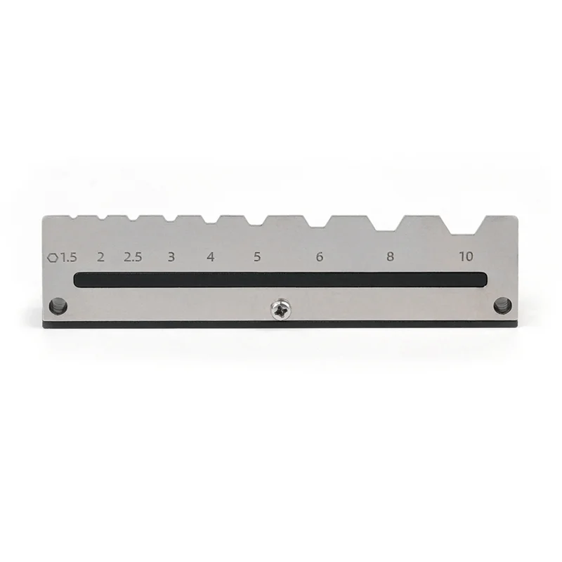 Luckshopping-soporte de llave Hexagonal, organizador de llaves hexagonales, estante de almacenamiento de herramientas de placa perforada de Metal para herramientas de carpintería