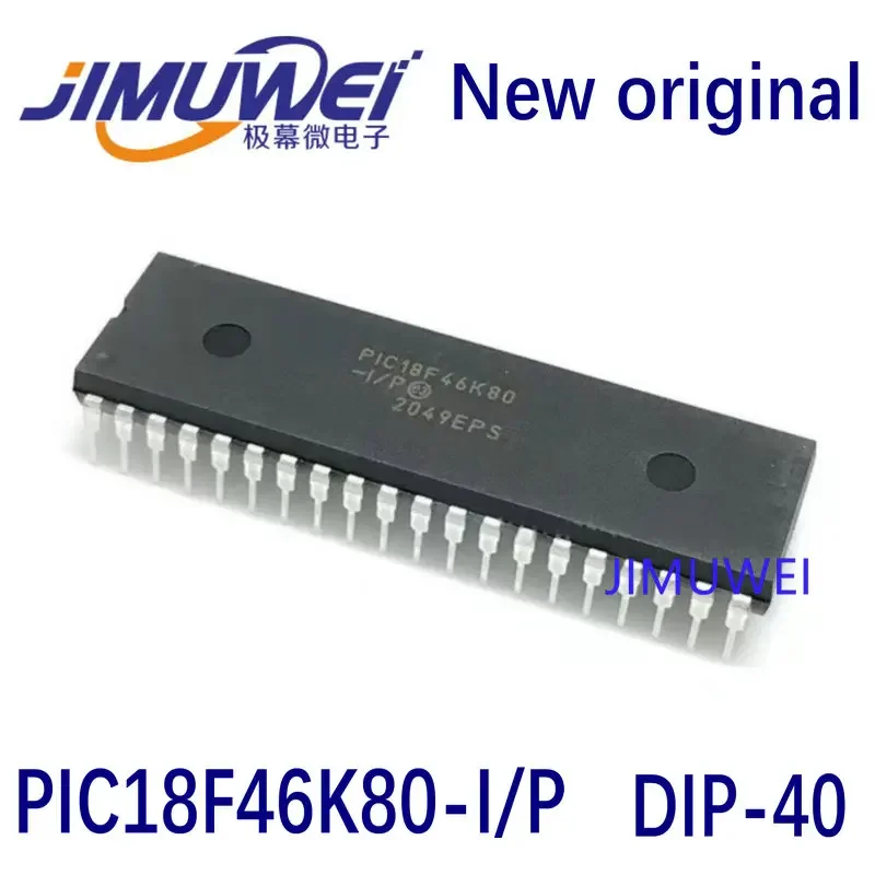 PIC18F46K80-I/P DIP-40 Direct insertion 8-bit microcontroller 100%New and Original