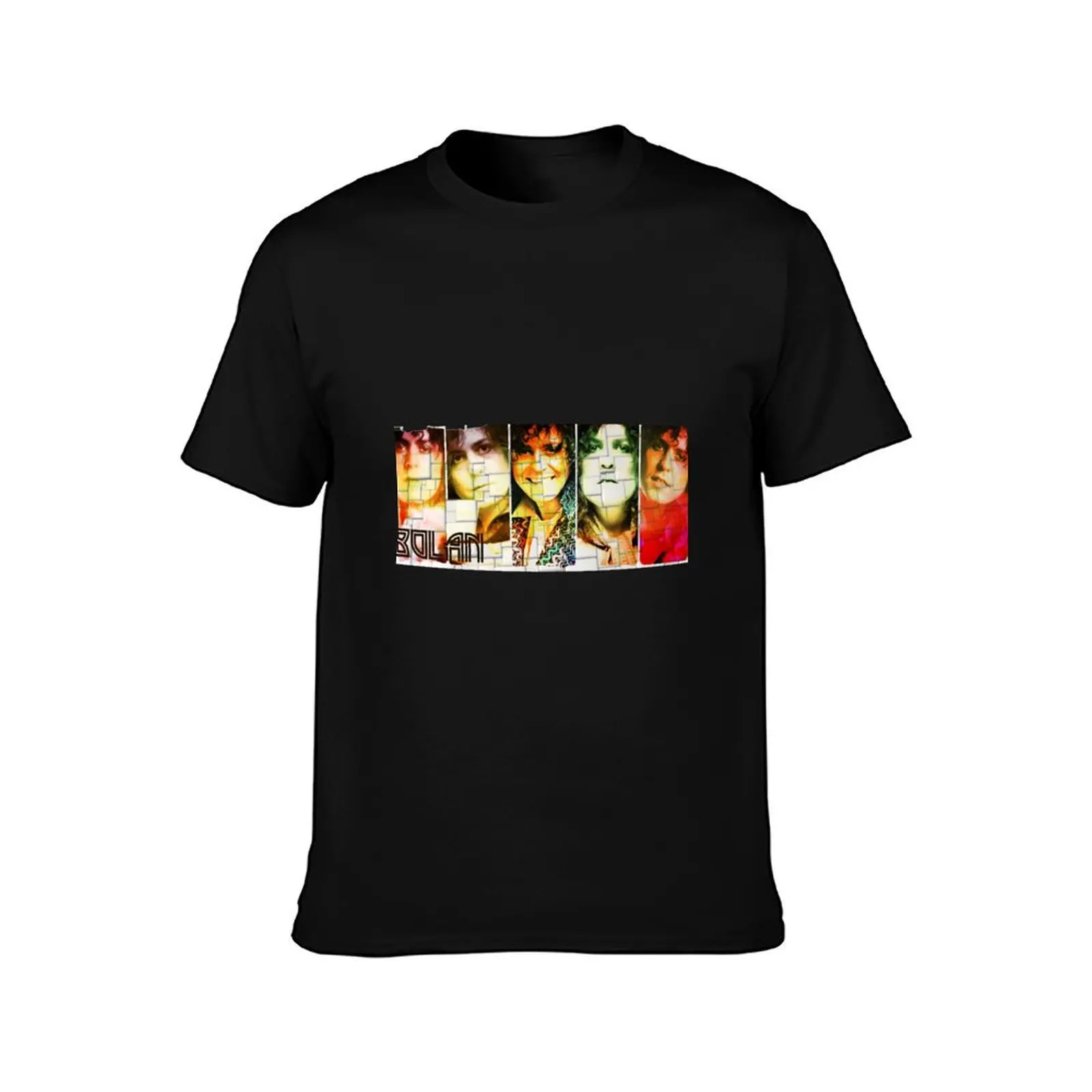 Marc Bolan T-Shirt Basic Crew Neck Short Sleeve Top T-Shirt