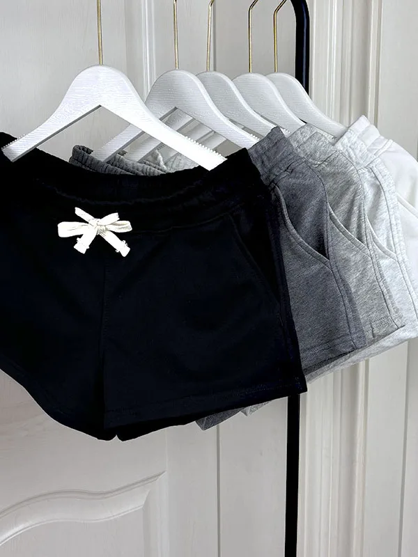 

Summer Breathable Knitted Cotton Running orts No Training Fitn Ultra orts Pants Straight Leg Elastic Waisand