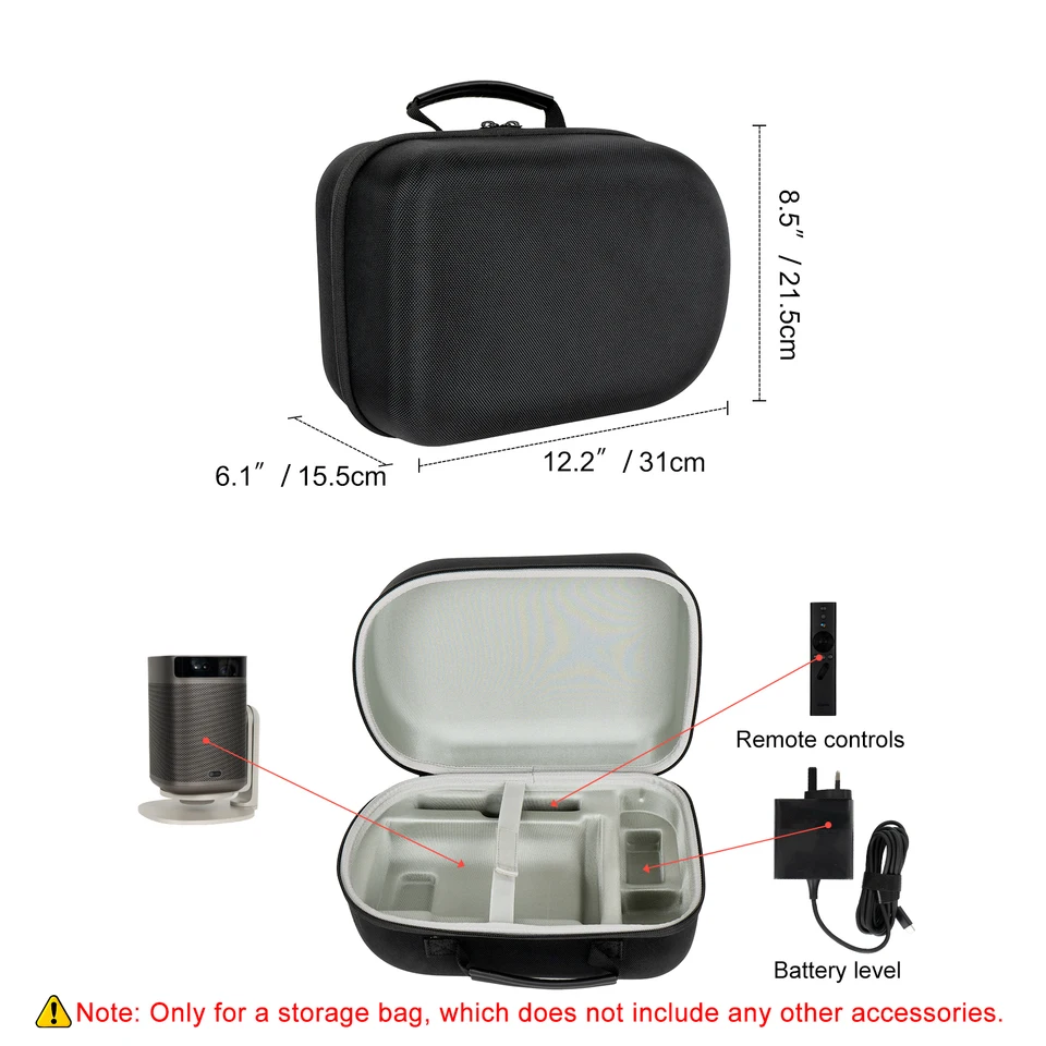 For XGIMI MOGO Pro/MOGO 2 2Pro Projector Storage Bags Hard Travel