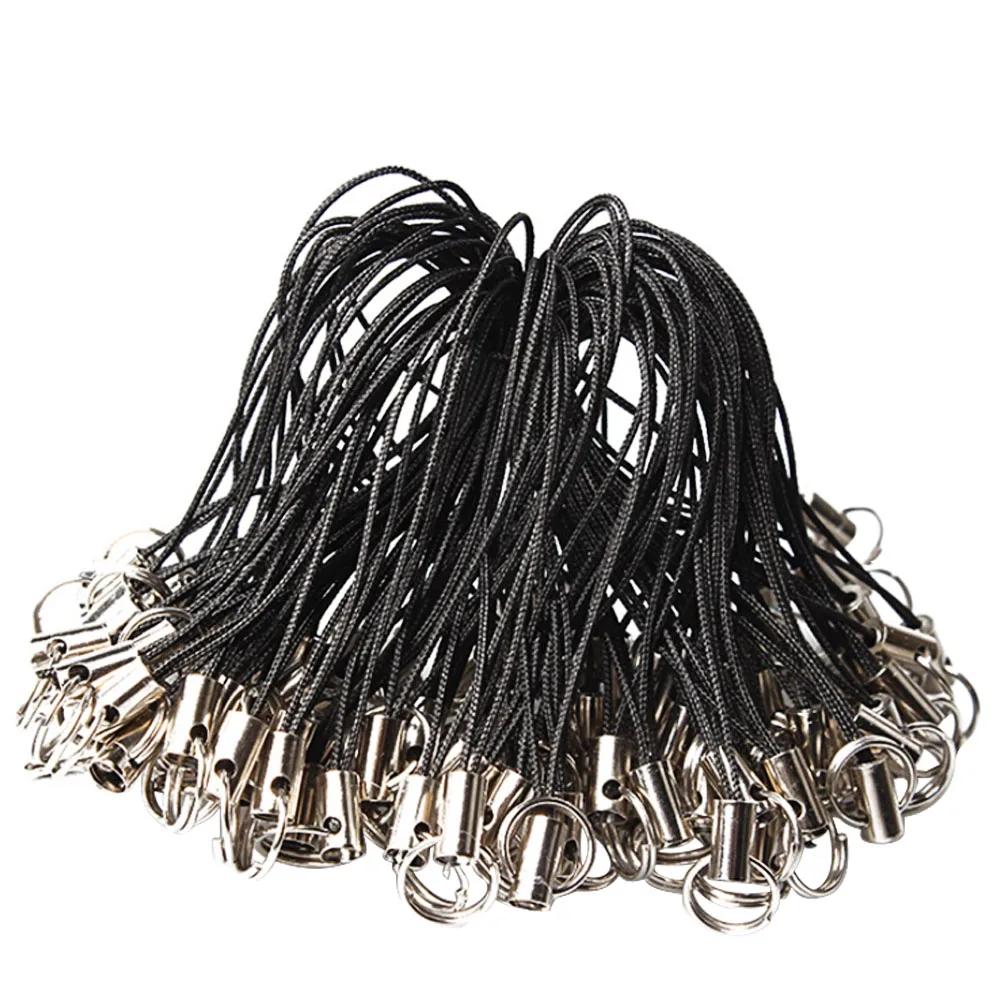 เบ็ดเตล็ดเบรคกิ้ง 100 ชิ้นเครื่องประดับ DIY โทรศัพท์มือถือสายคล้องผู้ถือแขวนเชือกแหวน Charms Crystal Badge จี้อุปกรณ์เสริม