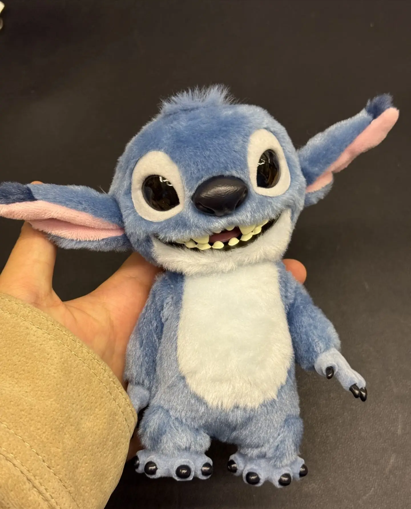 جديد حقيقي ديزني غرزة أفخم الشكل دمية 16 سنتيمتر Kawaii أنيمي غرزة ظهره قلادة دمية محشوة بلوشين المفاتيح هدية احتفالية #6