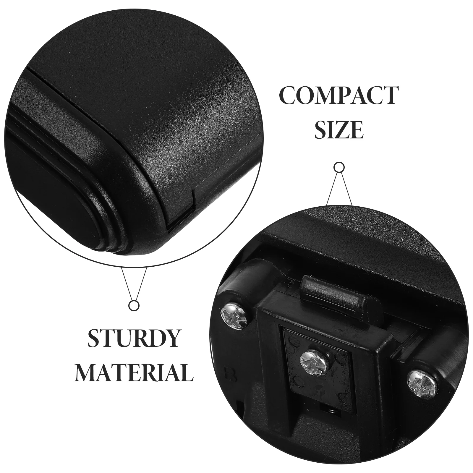 Black Plastic Key Lock Box Wall Mounted Outdoor Cabinet Resettable Code for Home Car Office Safe Key Management