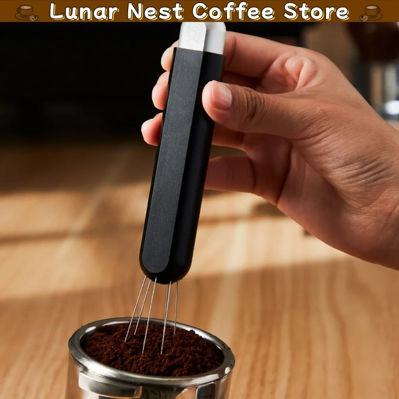 New Hero Retractable Coffee Stirrer Espresso Wdt Tool Clump Breaker Portable Retractable Storage For Home Barista Coffee Brewing