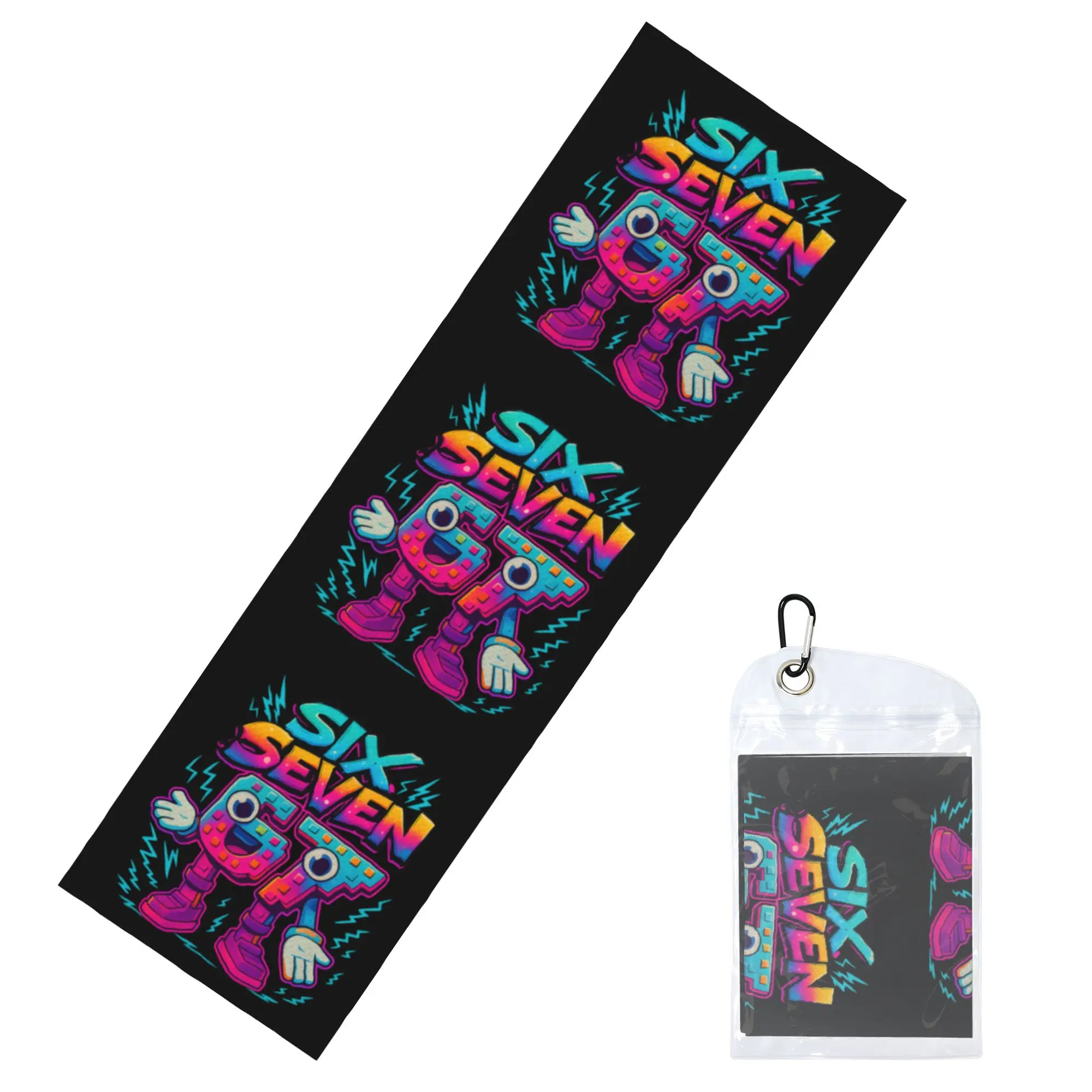 67 Six Seven Meme 6 7 Italian Brainrot Cold Exercise Towel Yoga And Fitness Running Outdoor Activities Travelling Camping Towels