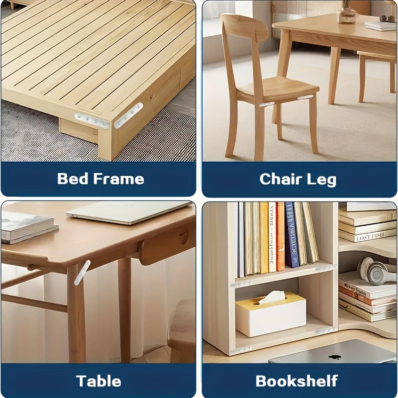 20-teilige Winkelhalterungen aus Edelstahl, 78 mm rechtwinklige Möbelverbinder, langlebige Industrie-Hardware für sichere Befestigung – Detail 3