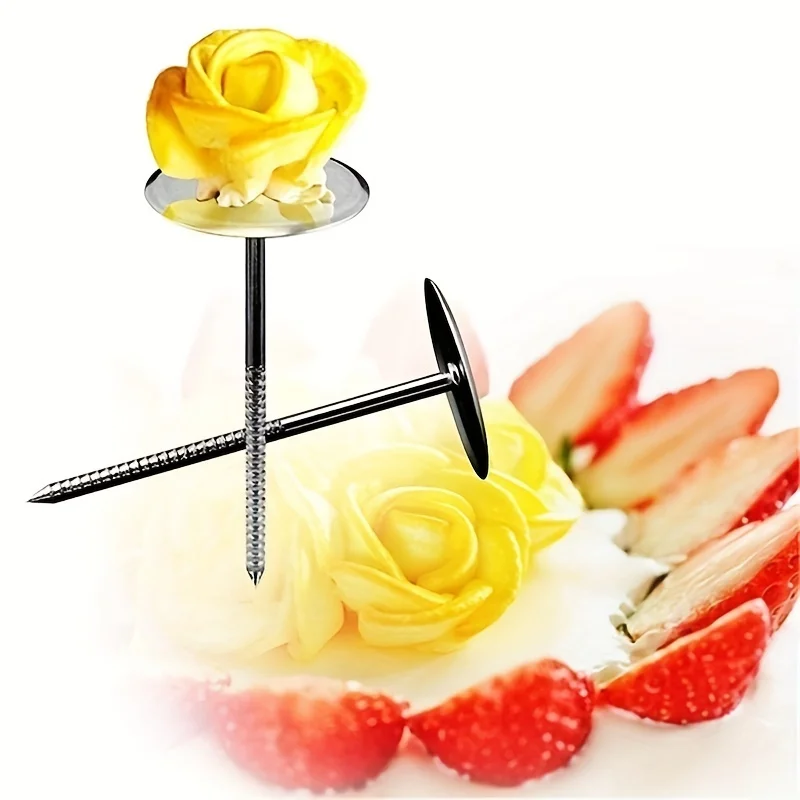 Kuchendekorationswerkzeug-Set mit Spritztüllen, Zuckergussspitzen, Fondantnägel, Spritzbeutel zum Backen von Cupcakes, Keksen – DIY-Dessert-Set – Detail 11