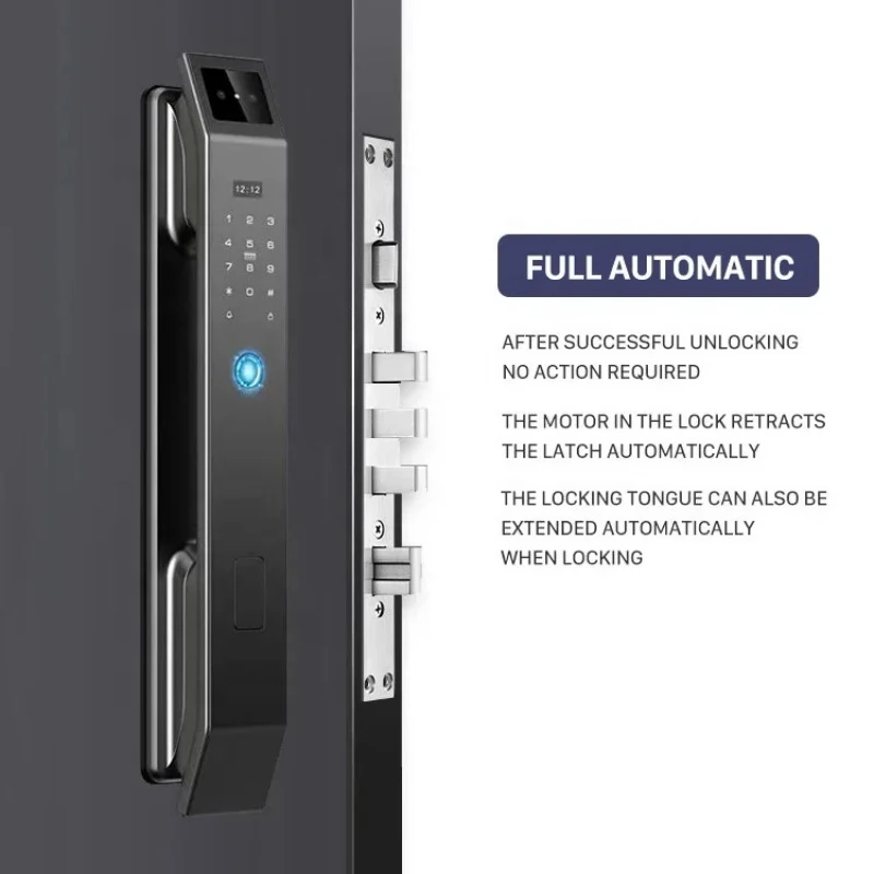 App Wifi Face Recognition Digital Biometric Fingerprint ID Real-Door With Cam Era