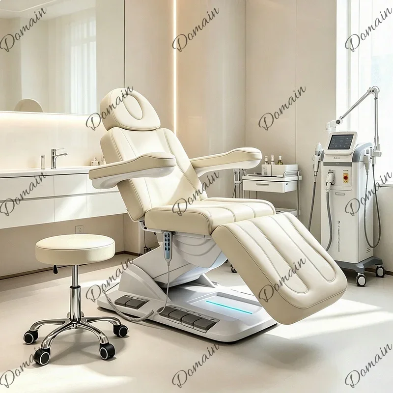 B80 Electric Height Adjustable Beauty Bed Folding Massage Bed For Tattoo Micro Needle Salon Spa