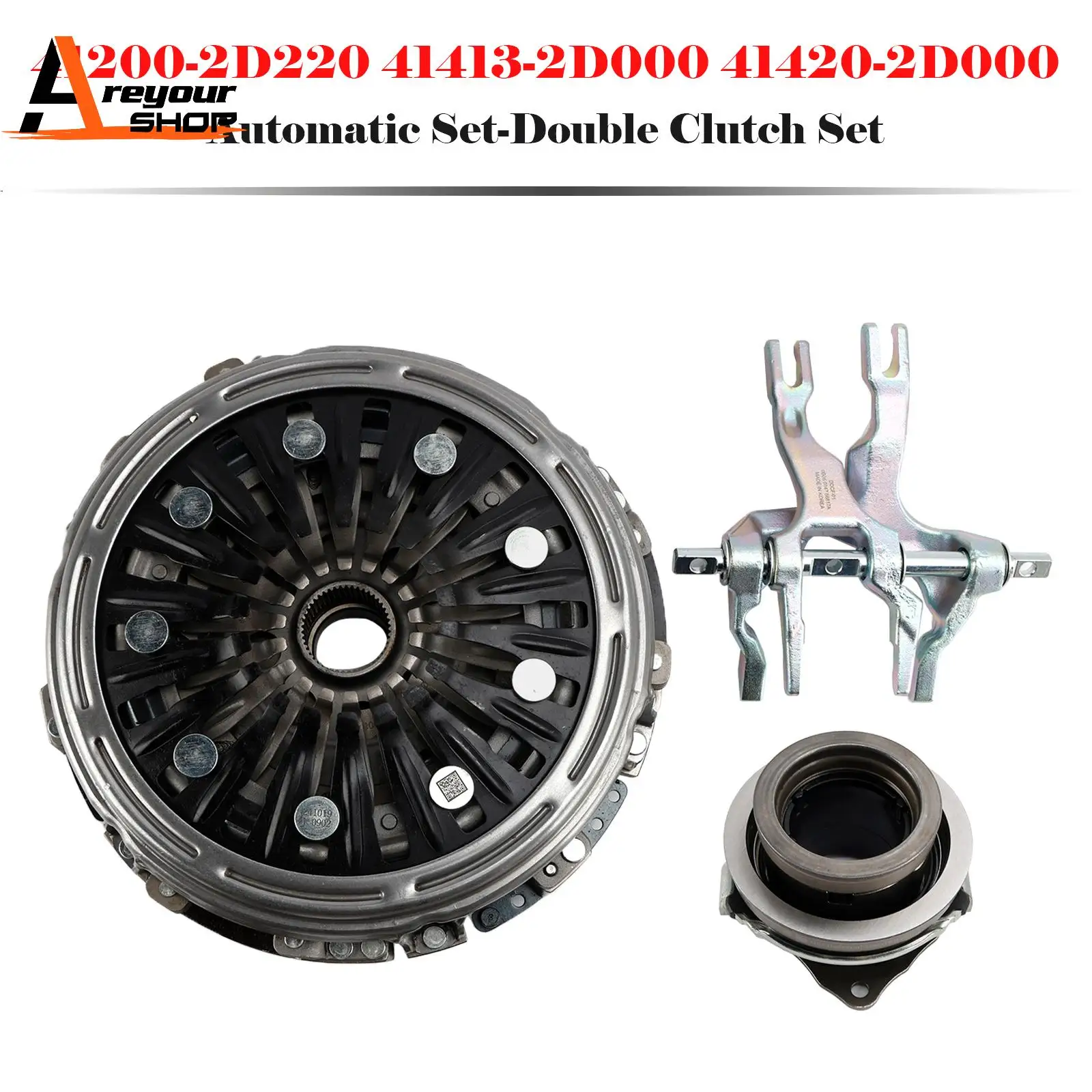 

Areyourshop Automatic Set-Double Clutch for Hyundai Veloster Kona Tucson Sonata 41200-2D220