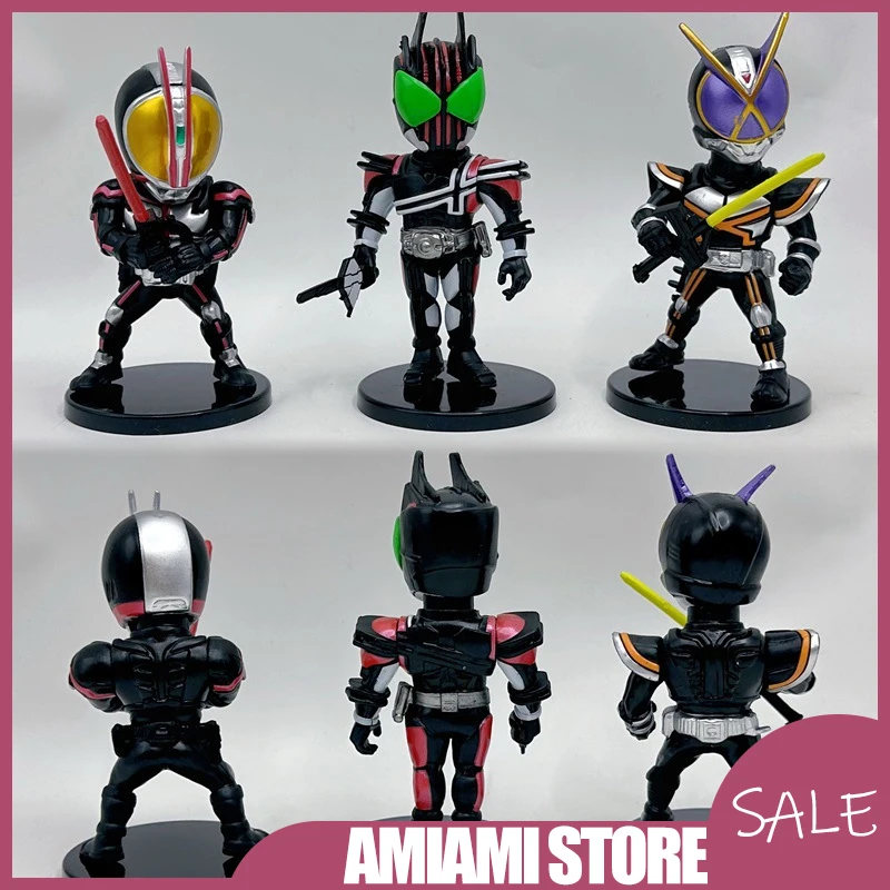 

11cm 6 PCS Kamen Rider Ryuki Figure Set Masked Rider Gashapon Anime Model Capsule Machine Collectible Christmas Birthday Gift