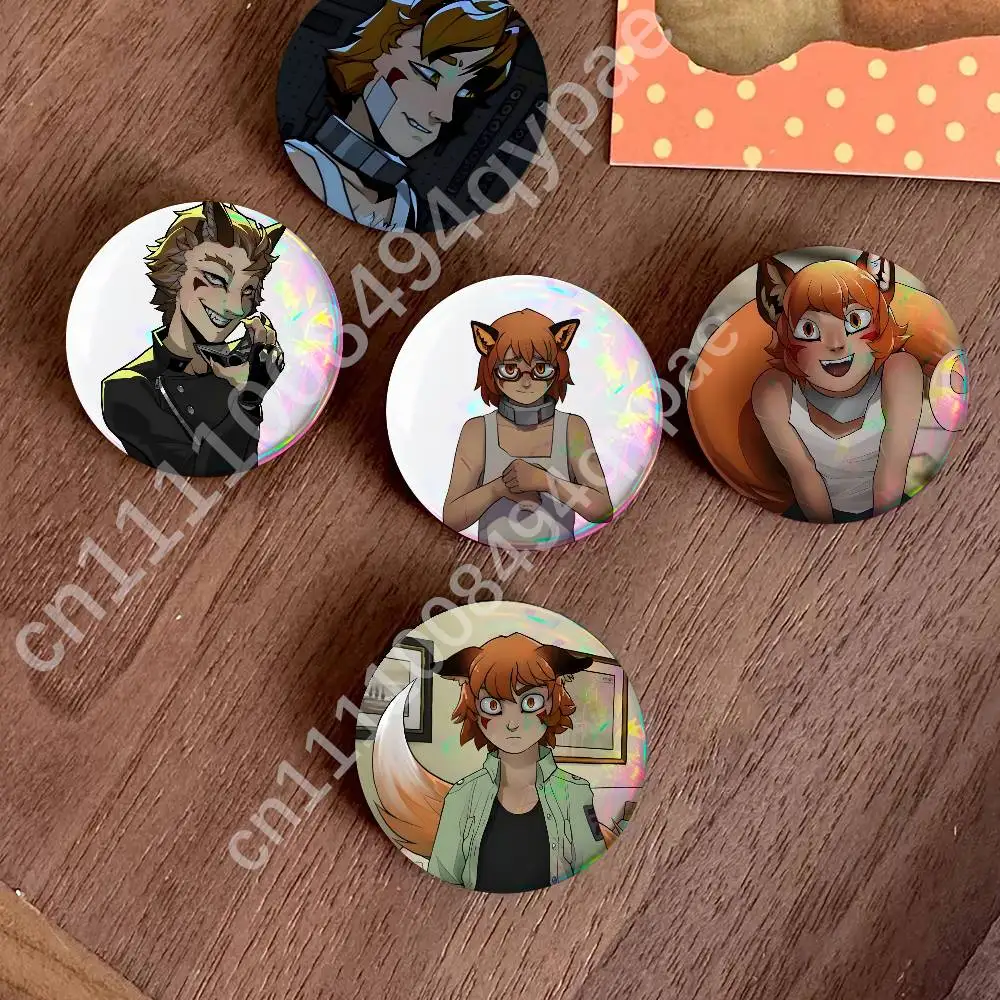 Ren Hana BTD2 YKMET Pins for Backpacks Funny Pins Acrylic Y2K Aesthetic Pin Cute Bag Lapel Brooch Clip Badges Accessories