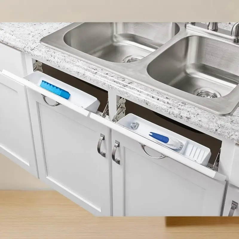 2pcs Kitchen Cabinet Tip-Out Trays Hinges Self-Closing 45 Degree Pivot Hinge For Sink Drawer Bathroom Organizers Shoe Cabinets