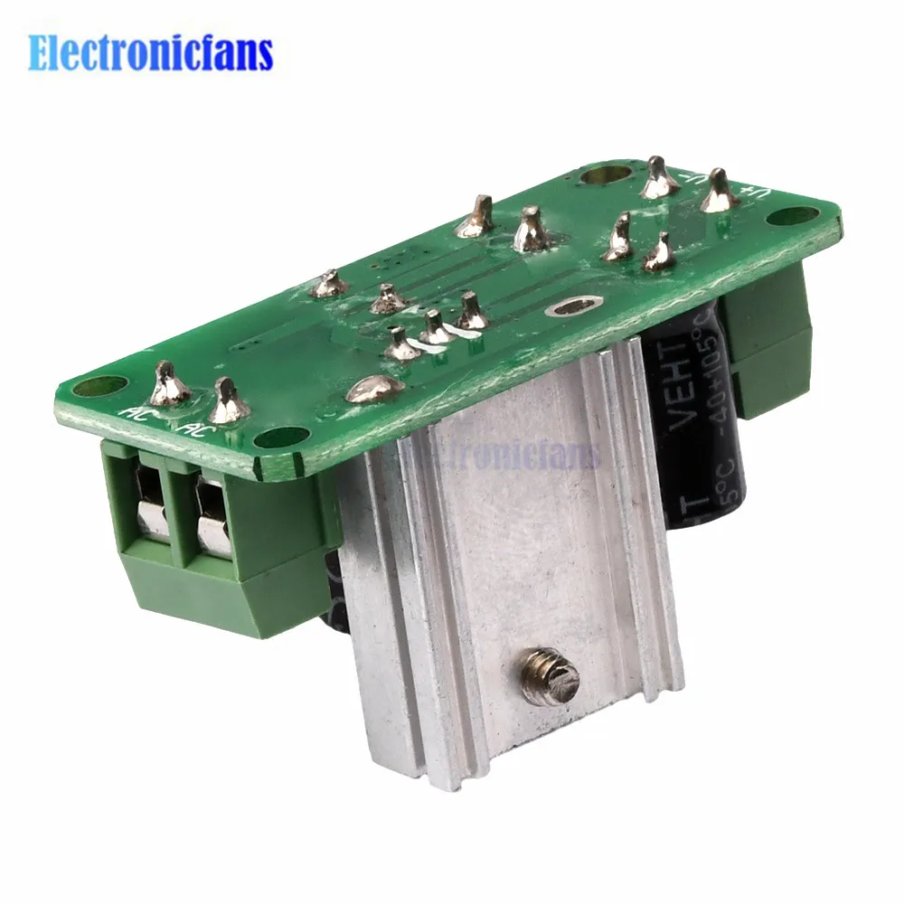 AC to DC Step Down Buck Converter AC 24V to DC 5-18V Voltage Regulator Board 1A Adjustable Volt Power Supply Module