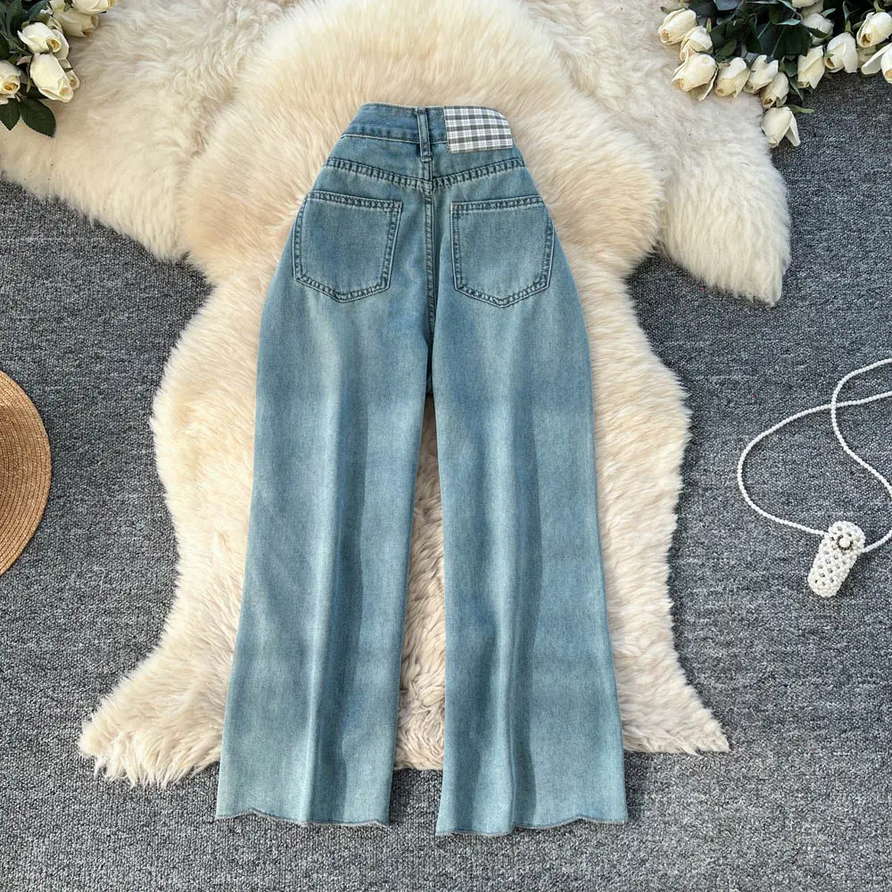 Hollow Out Embroidery Women's Pants 2026 Spring Autumn New High Waist Slim-looking Ankle-Length Pants Casual Loose Trousers