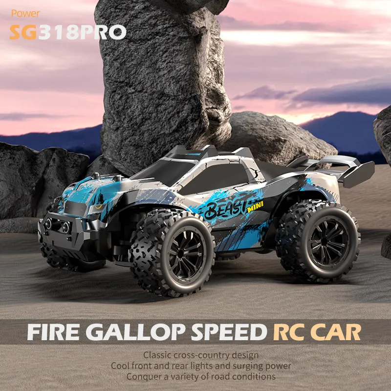 SG318PRO Fire Gallop Speed Remote Control Vehicle 1/20 4WD Climbing Car Light Off-Road Vehicle Model RC Car Toy