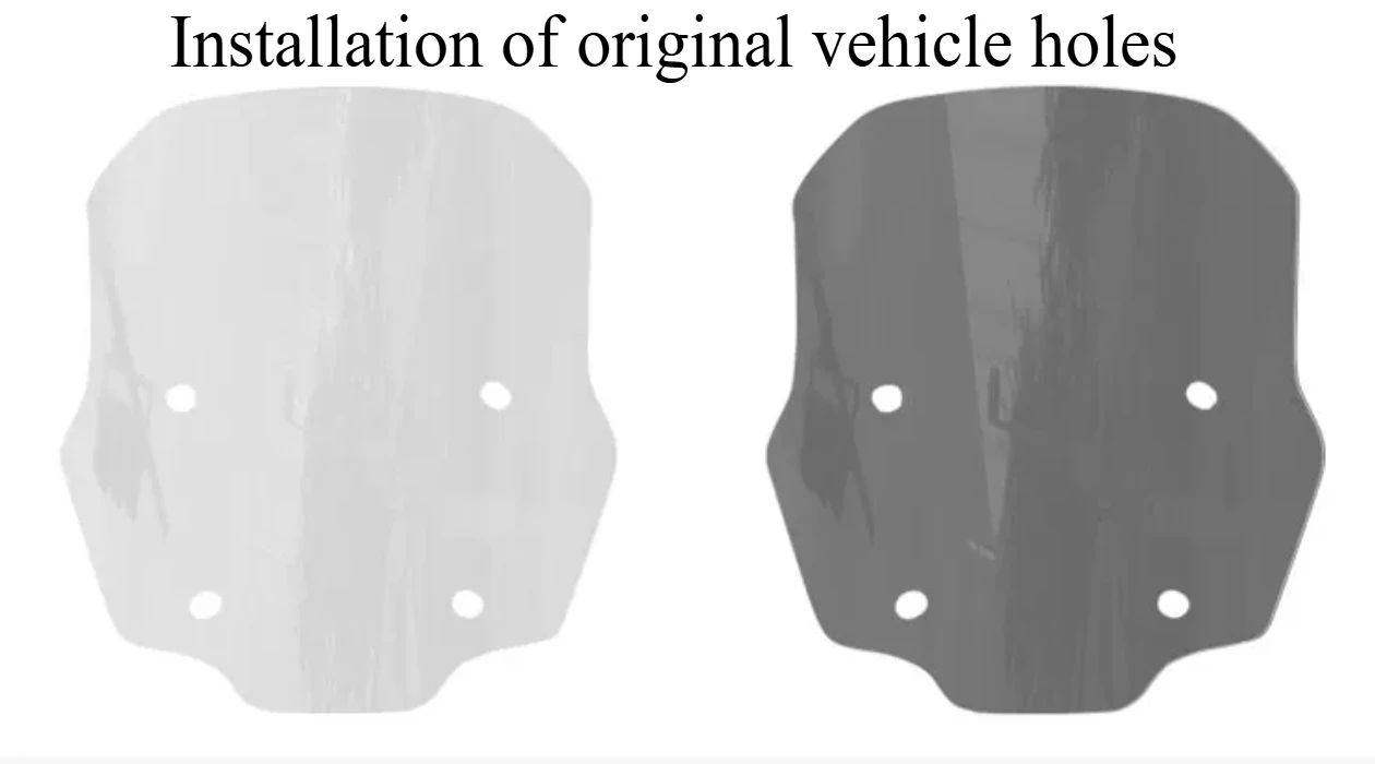 For Cyclone RX600 RX401 Motorcycle Modified Windshield Wind Deflector Heightened Windshield Front Glass Accessories Parts