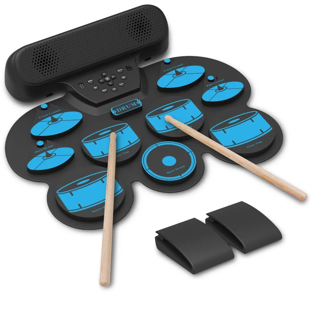 

Portable Home Game Scrolls and Electronic Drums Professional Beginner Training for Adults and Children