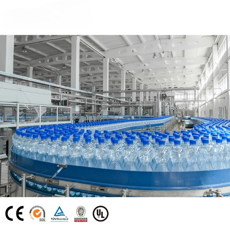 Customized Full Automatic 3 In 1 Mini Small Bottle Water Making Filling Production Line Plastic Bottle Pure Mineral Water Bottli