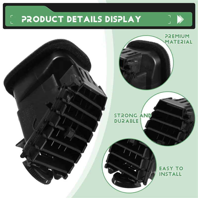 

Car Front Dashboard Center A/C Grille Vent Air Conditioner Outlet For TOYOTA FORTUNER VIGO HILUX 2008-2014