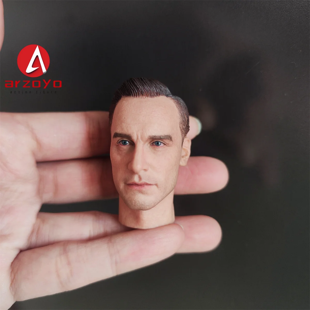 1/6 Michael Fassbender Head Sculpt PVC Male Soldier Head Carving Model Fit 12'' Action Figure Body Dolls