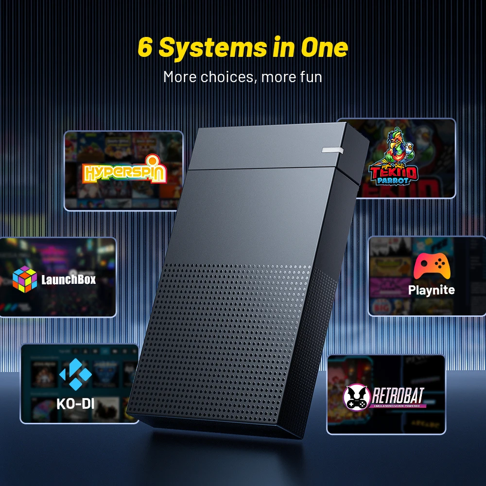 Kinhank 6 في 1 4 تيرابايت Gaming HDD 75000+ ألعاب فيديو ريترو مع صندوق إطلاق Hyperspin TeknoParrot لـ PS5 PS4 PS3 PS2 PSP WII WII U.et