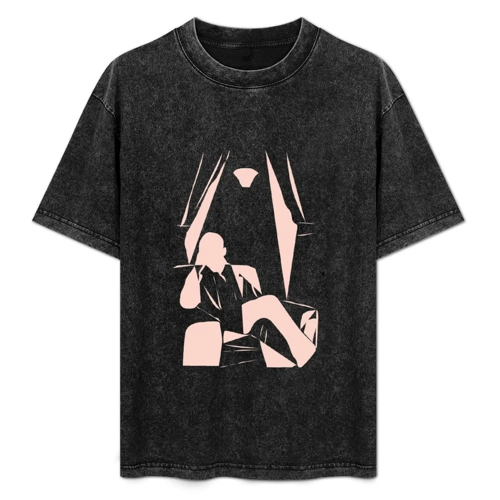 Matt Maltese: Block Pink on Black T-Shirt Plus Size All Match Tee Shirt