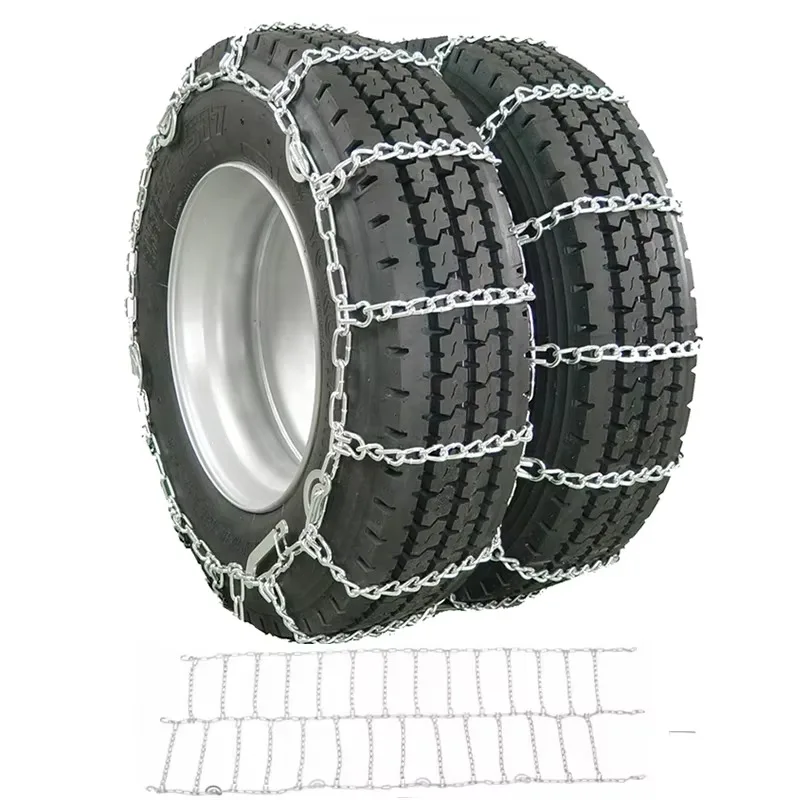 Direct Factory Sale Heavy-Duty Truck/SUV Winter Twist Link Double Tire Snow Chain DOT Approved for 22.5\