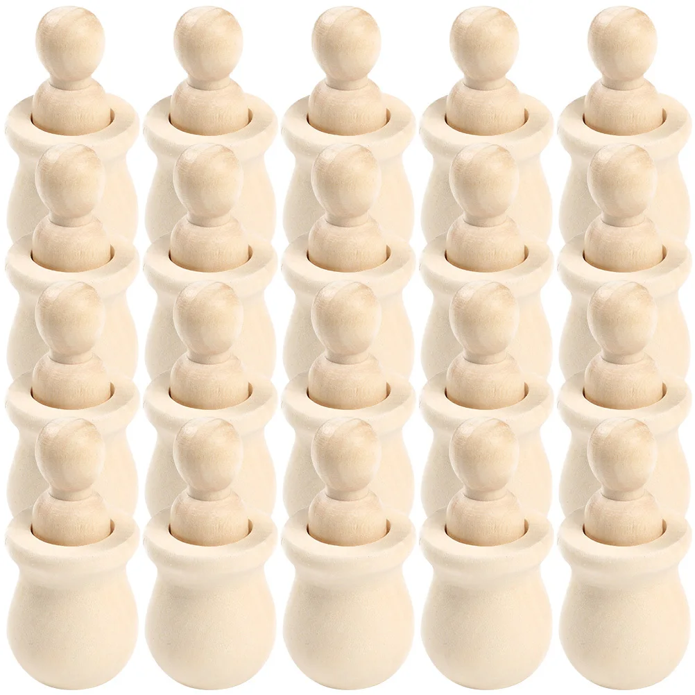 ชุดงานฝีมือไม้ดิบ 20 ชิ้น สำหรับเด็ก ระบายสี สร้างสรรค์ พัฒนาทักษะศิลปะ