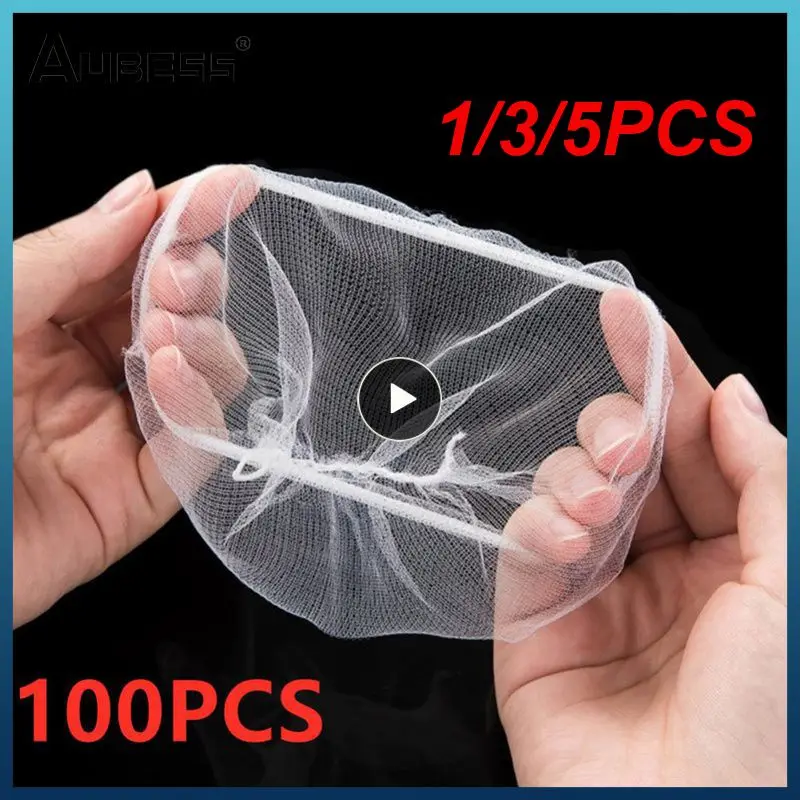 1/3/5PCS Disposable Kitchen Sink Filters Sewer Drain Anti-blocking Garbage Bag Pool Leak Mesh Bag Mesh Strainer Sink Garbage Net