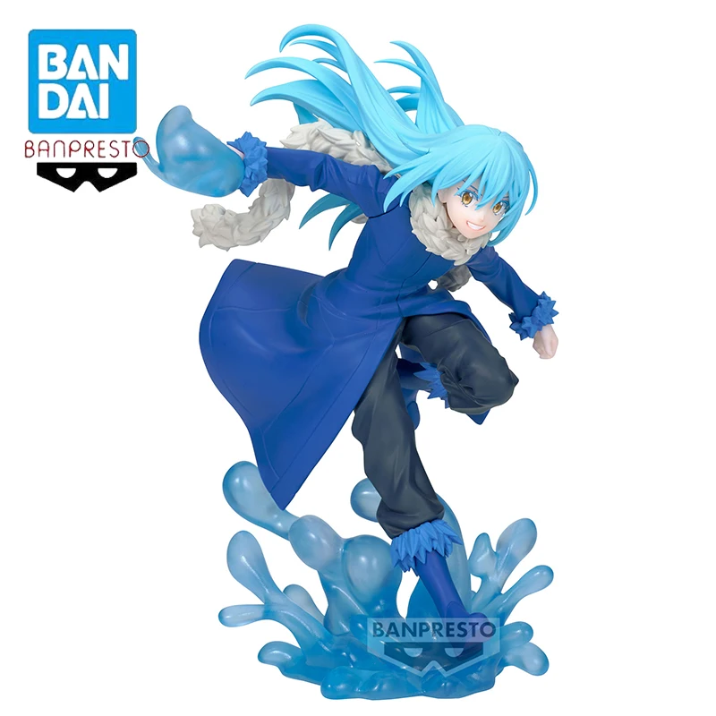 BANPRESTO-Figura Anime de Ação Rimuru Tempest, Aquela Vez Que Eu Reencarnei como um Lodo, Original Genuíno, Ornamento Colecionável, Presente