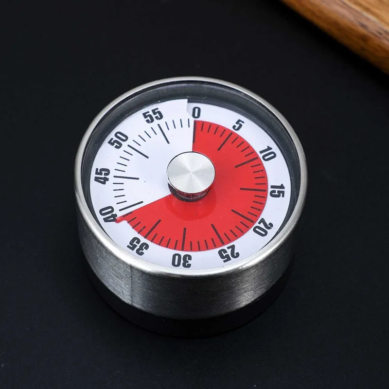 Temporizador Visual Mecánico de 1 Pieza, Reloj de Cuenta Regresiva para Cocina, Aula, Enseñanza, Repostería, Cocina, Reuniones, Trabajo