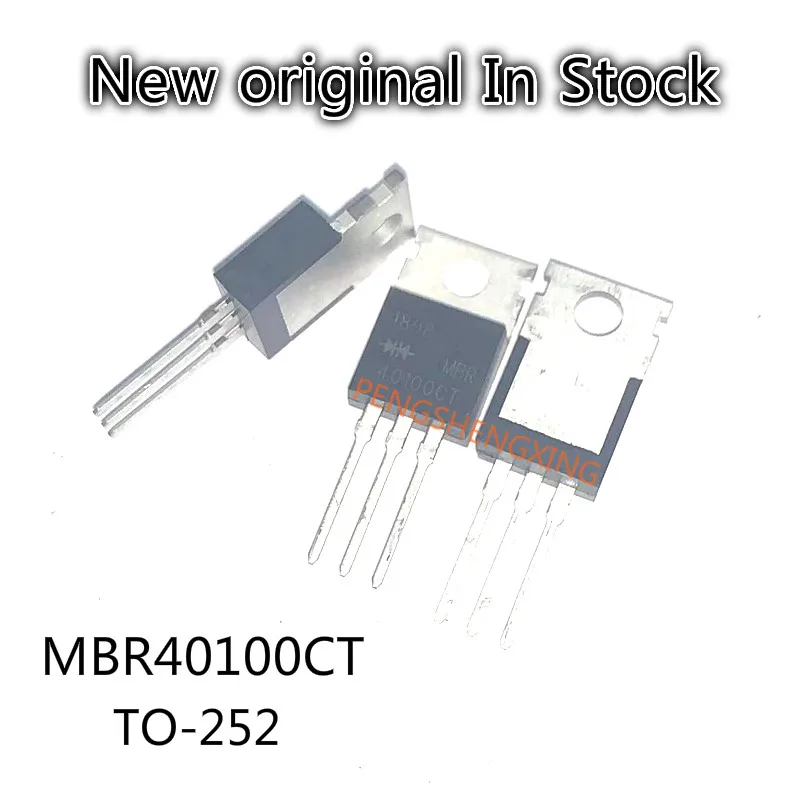 10PCS/LOT  MBR40100CT schottky diode 40 a100v B40100G  TO-220  New original spot hot sale