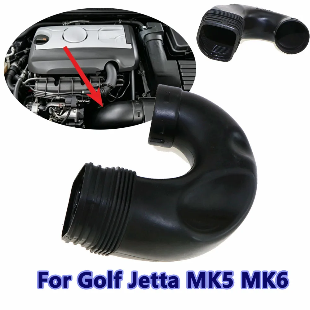 

1Pcs Engine Air Intake Duct for Golf Jetta MK5 MK6 for Passat B6 B7 Caddy Beetle A3 S3 TT 2.0T 1KD 129 618B 1KD 129 618AN