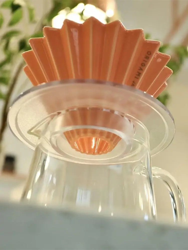 Coffee Dripper Holder Resin Pour Over Cone Dripper Reusable Resin Dripper Holder For Glass Coffee Drippers