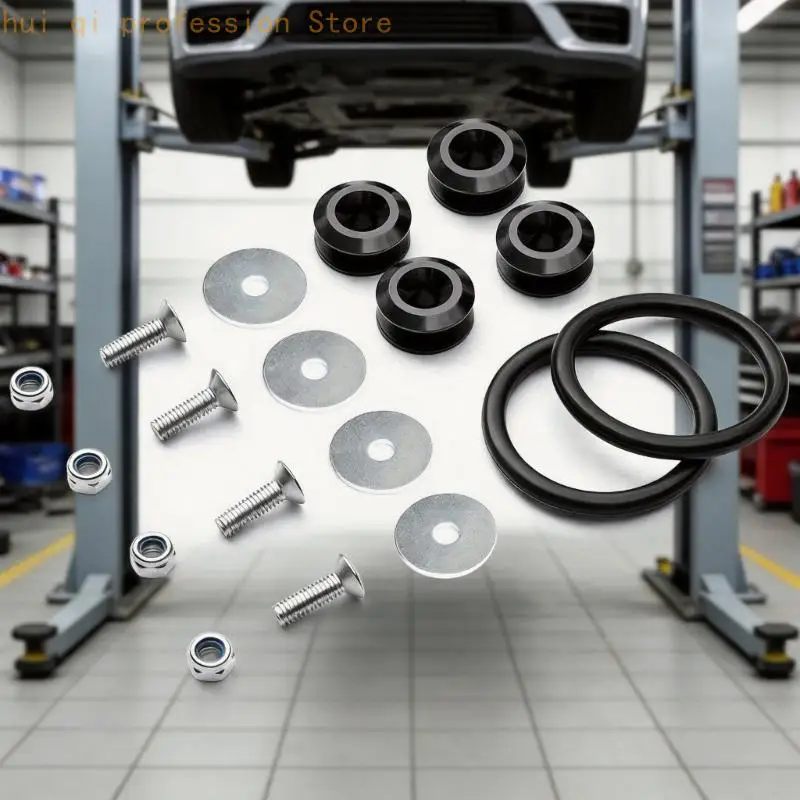 Aluminium-Befestigungselement für die Wiederbefestigung von Autoverkleidungen für die Arbeit an der Stoßstange, Motorhaube und – Detail 3