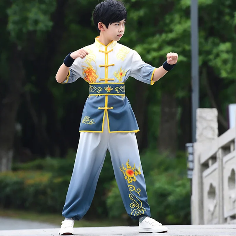 Kampfkunst Performance Training vier Jahreszeiten chinesischen Wind National feiertag Performance Kleidung Kampfkunst Körper
