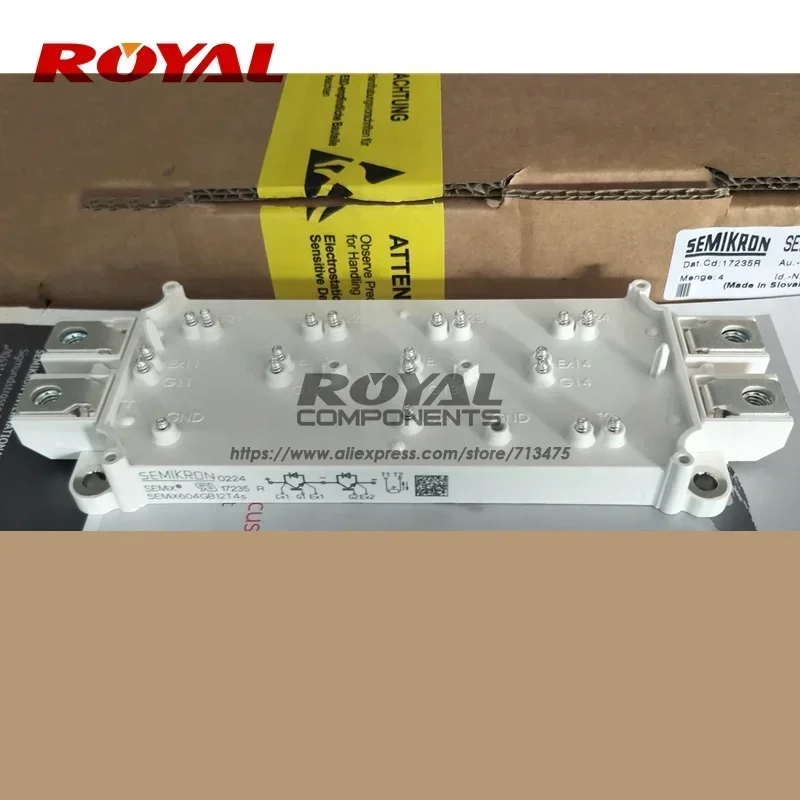 SEMIX604GB12T4S SEMiX404GB12E4s SEMIX604GB12E4S FRETE GRÁTIS MÓDULO ORIGINAL