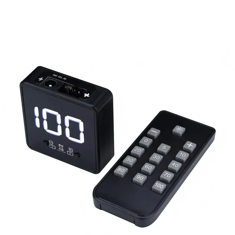 4Pin 4-wire Fan PWM Speed Controller Digital Remote Control DC Power 24V 12V 5V Controller PD QC Fast Charging USB Type C