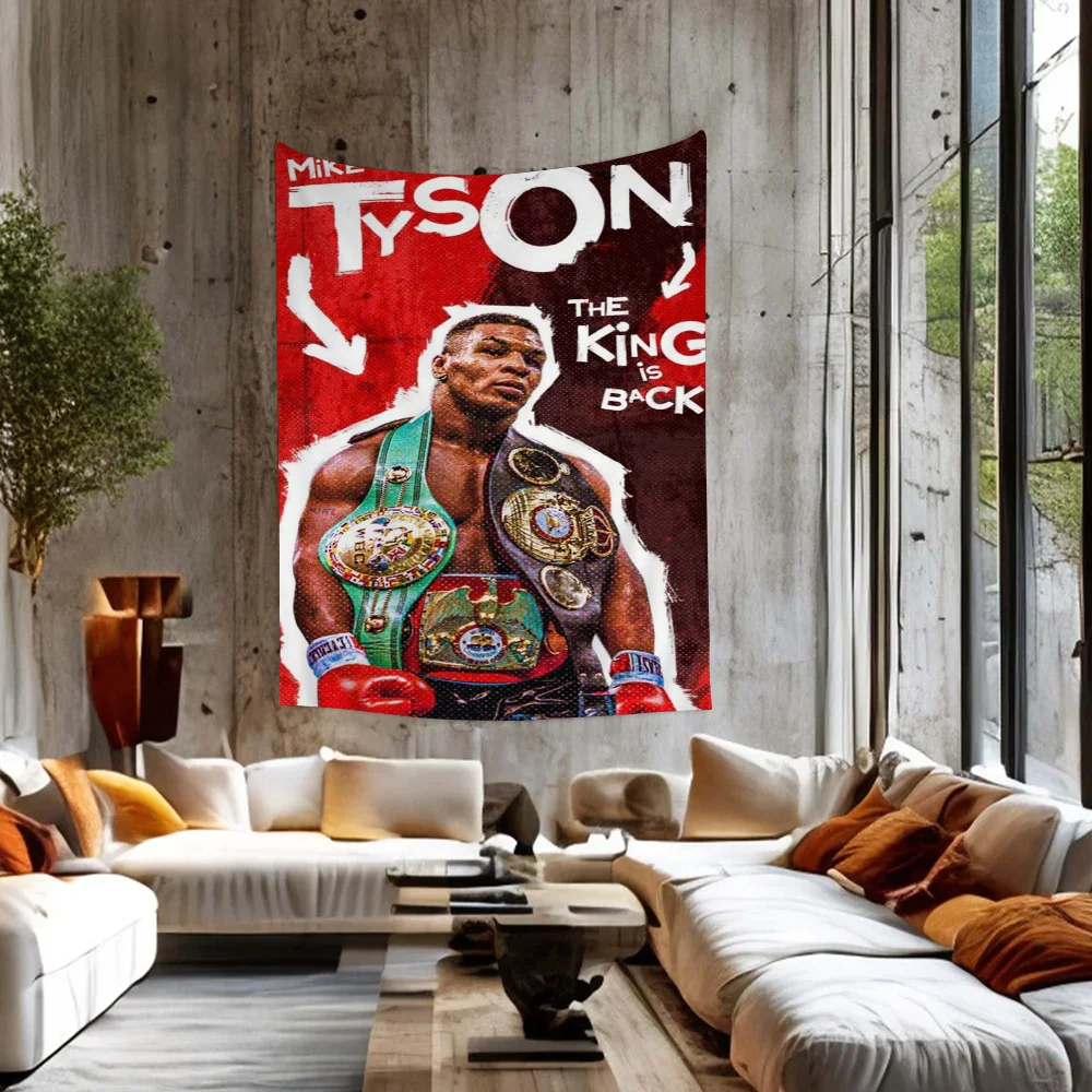 

Boxer Mike Tyson Muhammad Ali Motivational DIY Wall Tapestry Art Science Fiction Room Home Decor Wall Art Decor