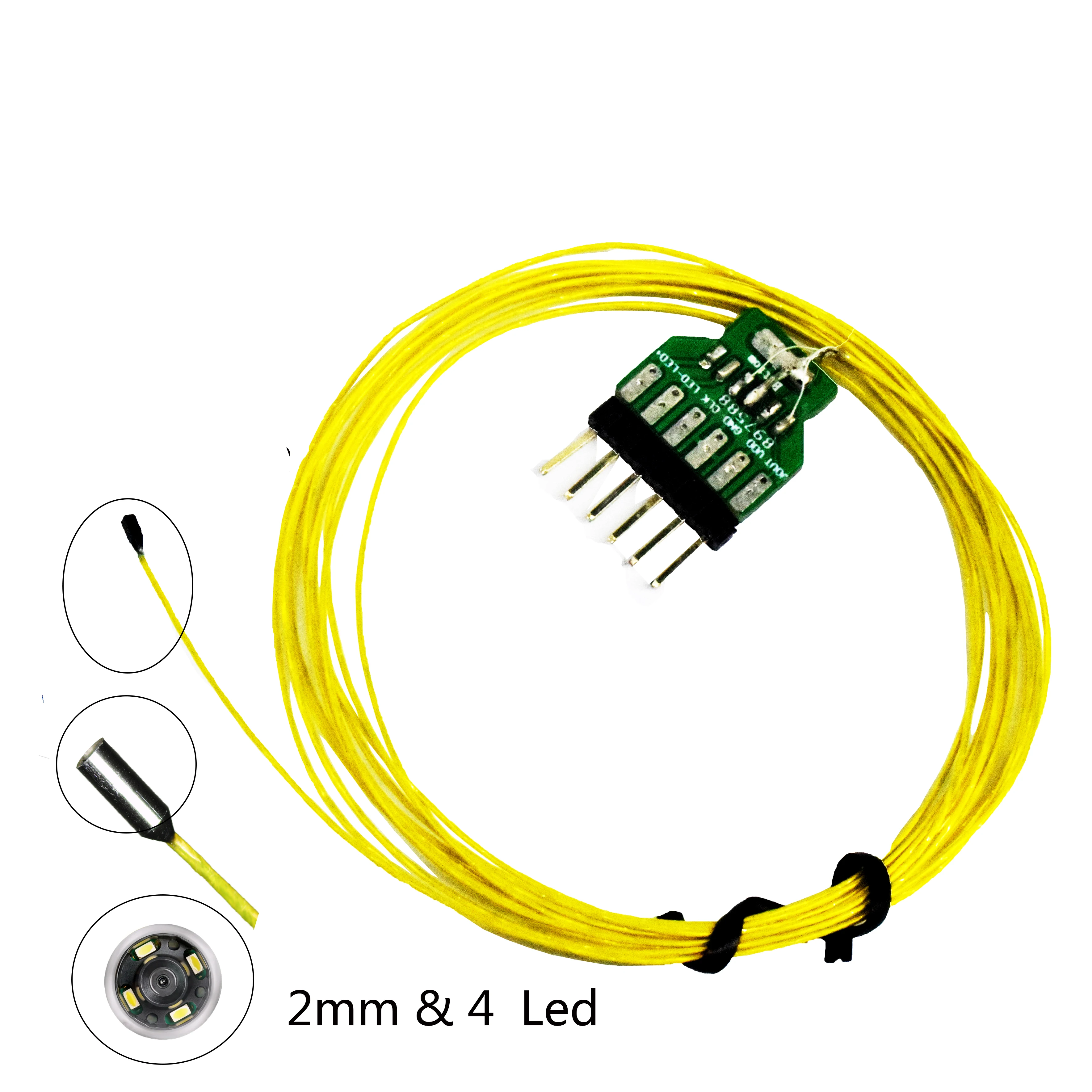 Smallest camera 1.5mm disposable camera module 400*400P OVM6946 LED endoscope camera