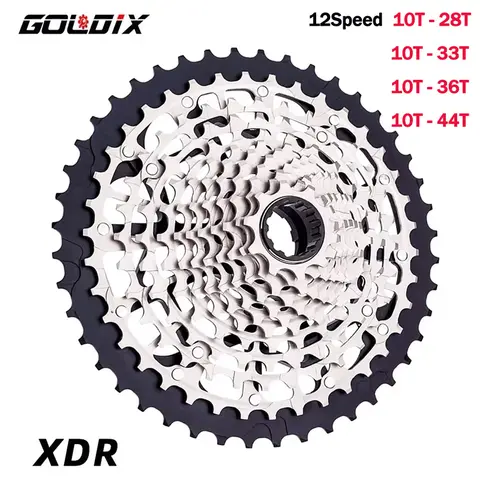 GOLDIX XDR 12 속도 카세트 28T 33T 36T 초경량 K7 카세트 12V Sram XDR 전자 변속 r9270 r8170 자전거 액세서리